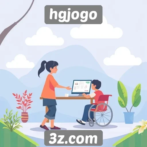 Acessibilidade e interface do site hgjogo